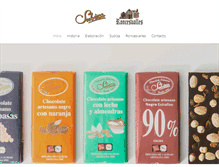 Tablet Screenshot of chocolatesubiza.com